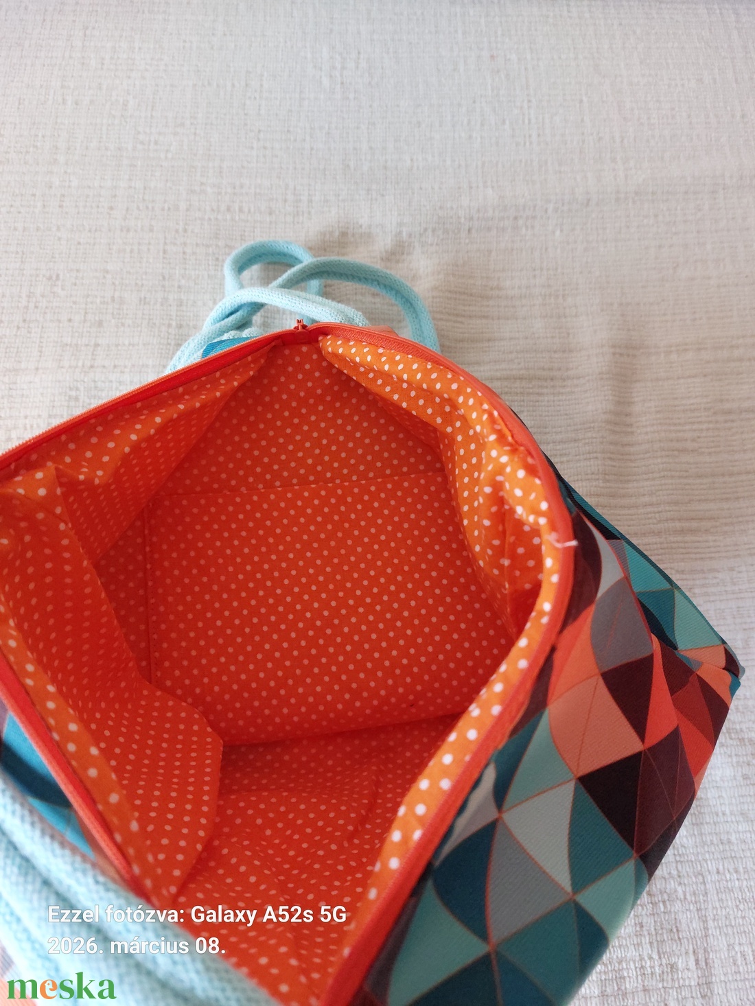 Kisnarancsos hátizsák - táska & tok - hátizsák - kishátizsák - Meska.hu