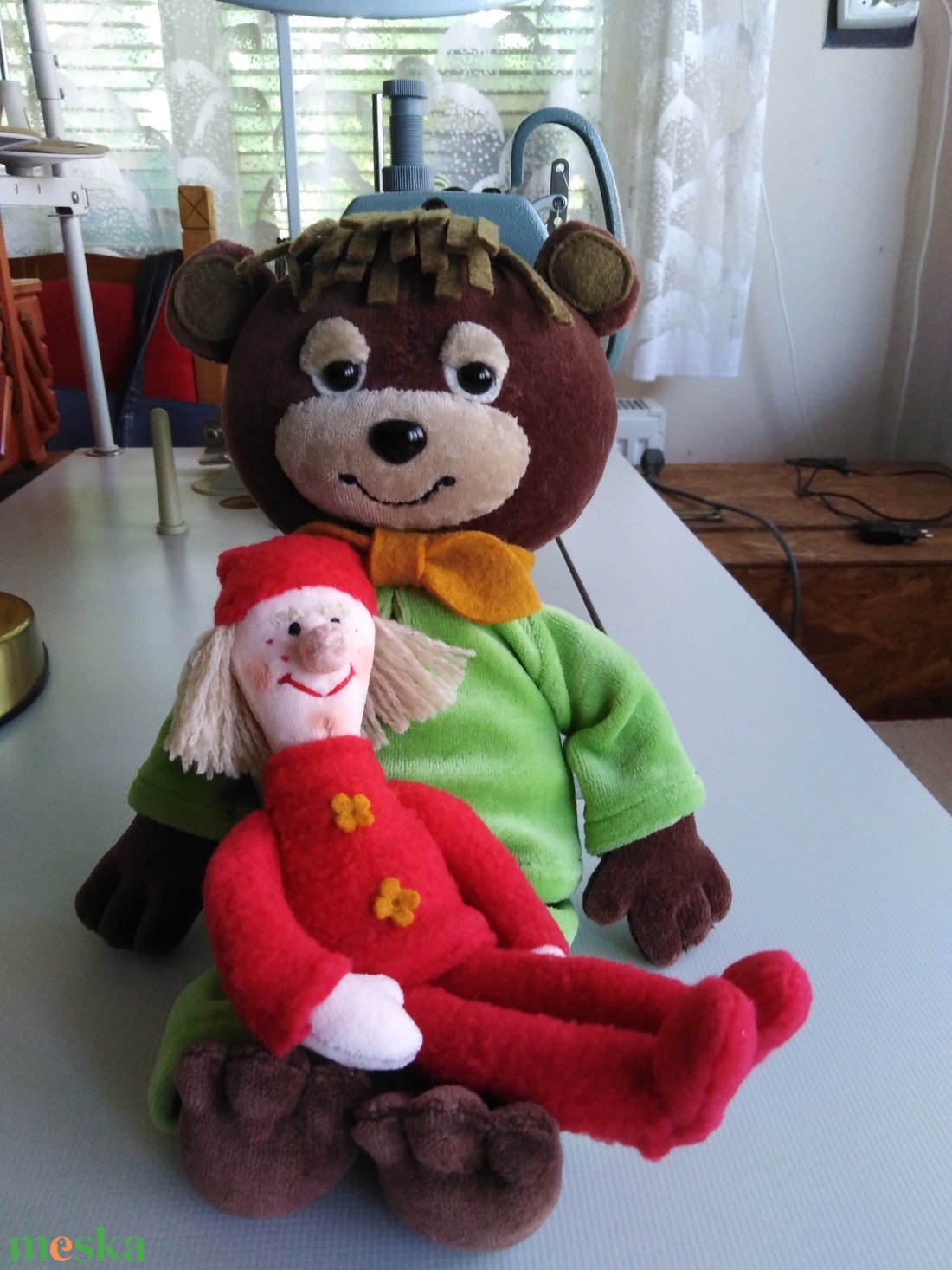Maci, Jancsival-Bodzababa nevére - játék & sport - baba & babaház - baba - Meska.hu Maci, Jancsival-Bodzababa nevére - játék & sport - baba & babaház - baba - Meska.hu