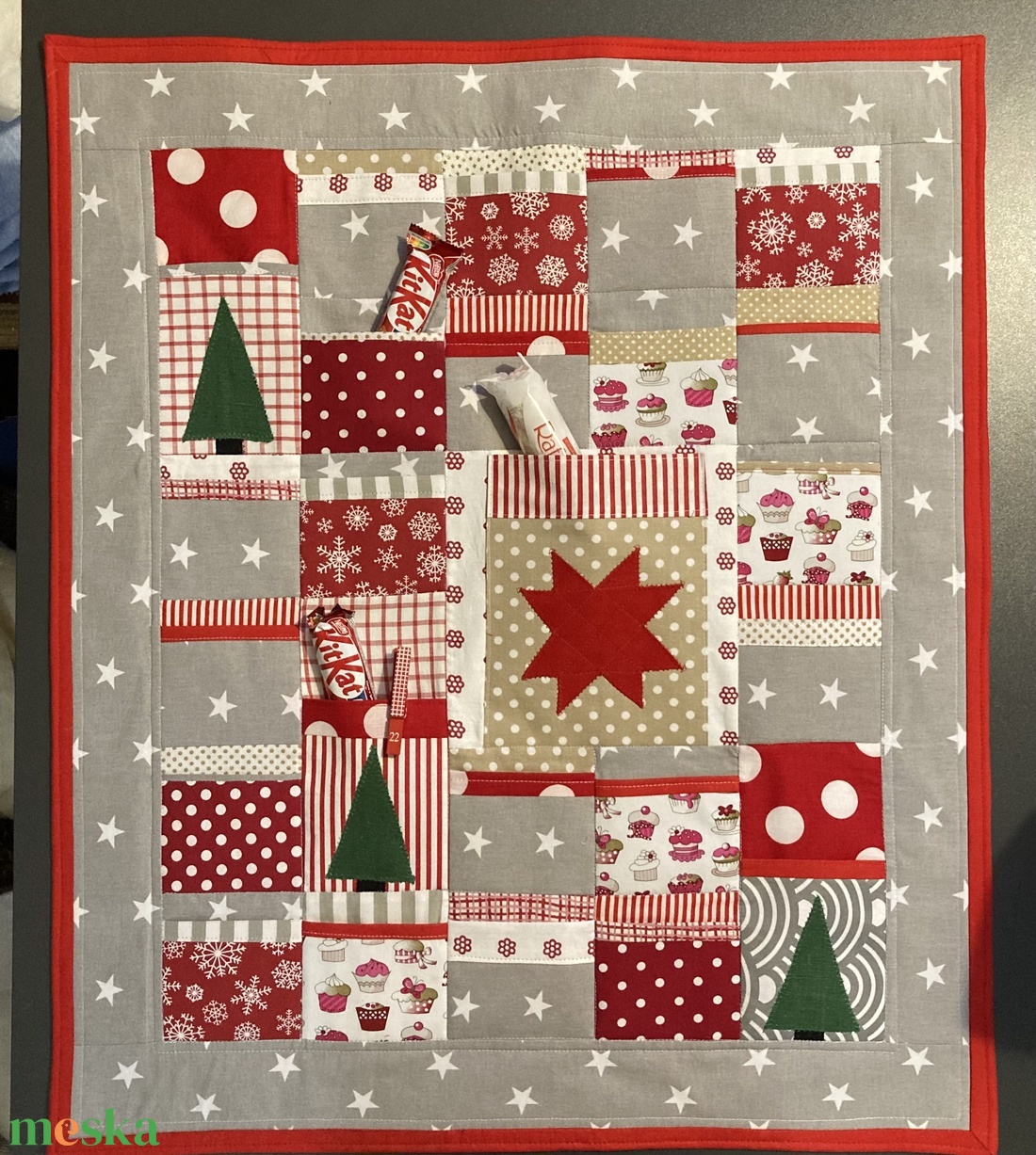 Adventi naptár, patchwork - karácsony - adventi díszek - adventi naptár - Meska.hu Adventi naptár, patchwork - karácsony - adventi díszek - adventi naptár - Meska.hu