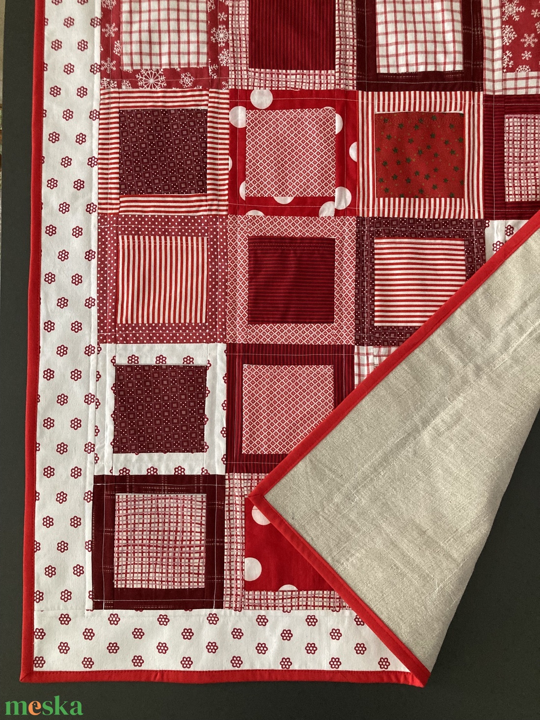 Adventi naptár, patchwork - karácsony - adventi díszek - adventi naptár - Meska.hu