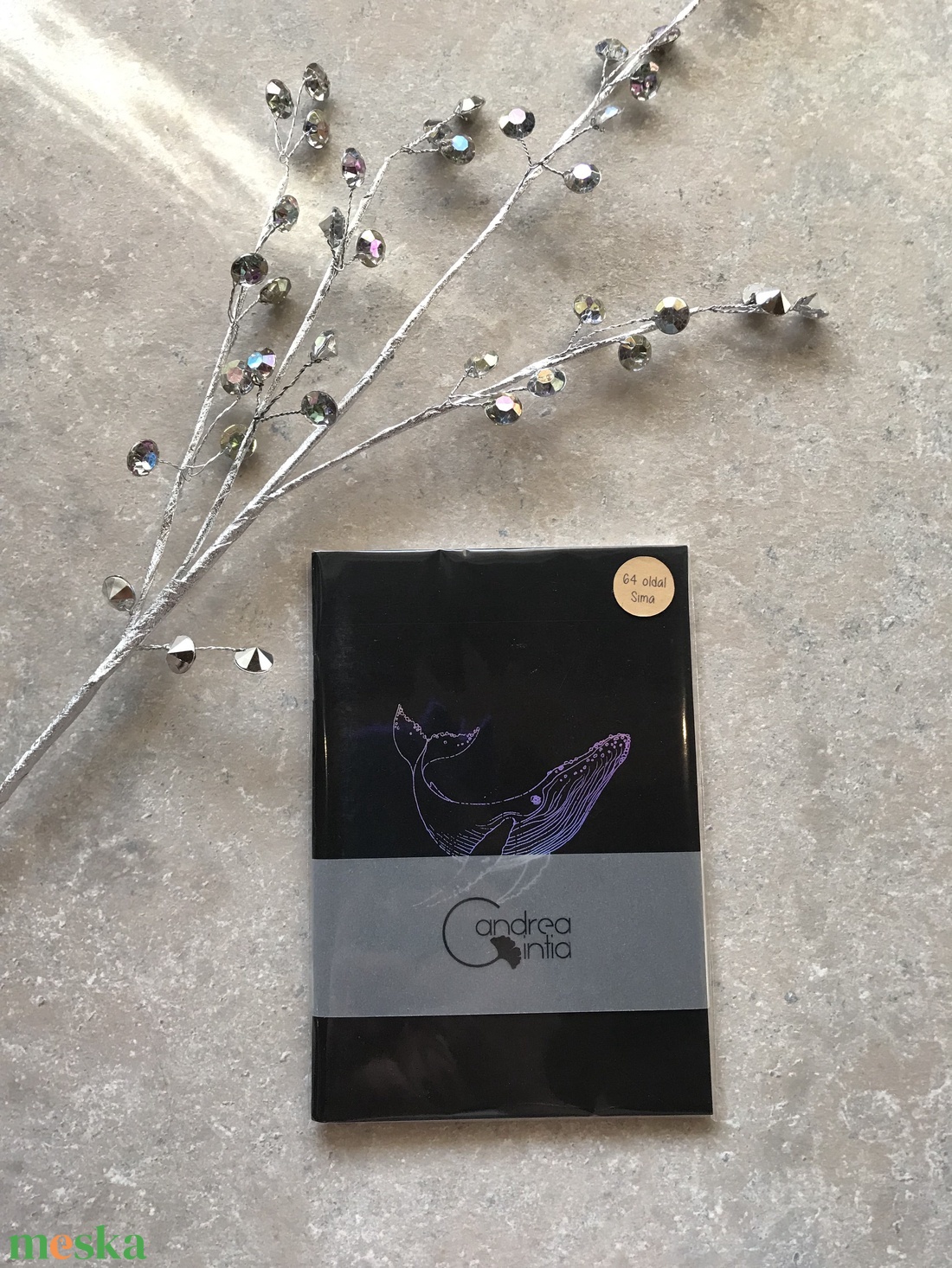 'bálna' notesz - otthon & életmód - papír, írószer - jegyzetfüzet & napló - Meska.hu