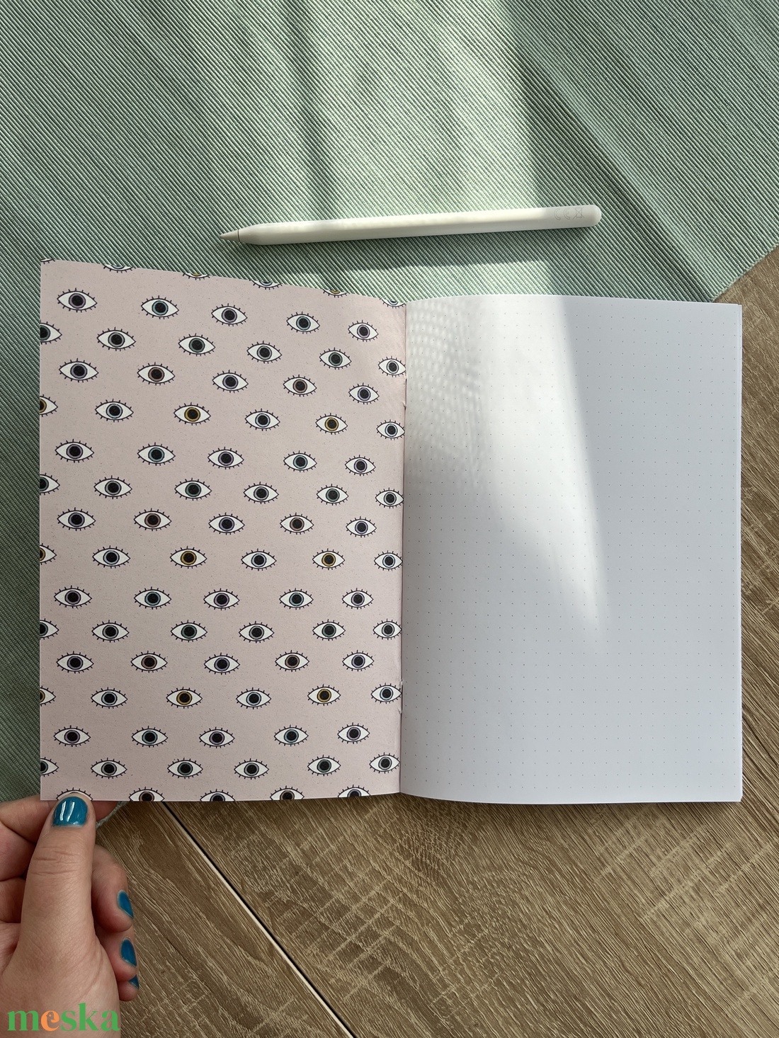 'szemes' Bulletjournal - ponthálós jegyzetfüzet  - otthon & életmód - papír, írószer - naptár & tervező - Meska.hu
