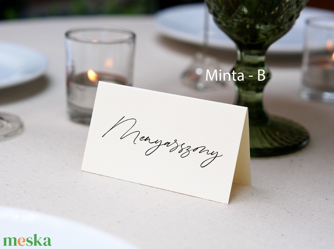 Letisztult ültetőkártya - esküvő - meghívó & kártya - meghívó - Meska.hu Letisztult ültetőkártya - esküvő - meghívó & kártya - meghívó - Meska.hu
