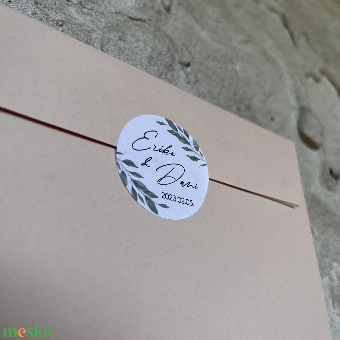 Boríték záró matrica greenery - Esküvői meghívóhoz _02 - esküvő - meghívó & kártya - meghívó - Meska.hu Boríték záró matrica greenery - Esküvői meghívóhoz _02 - esküvő - meghívó & kártya - meghívó - Meska.hu