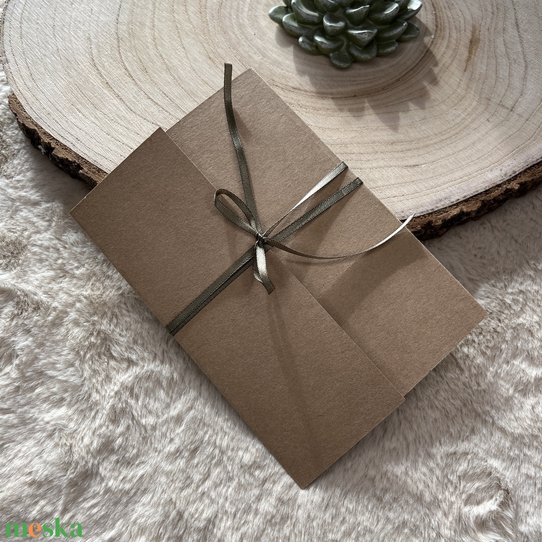 GREENERY - Esküvői meghívó - kinyitható, kraft papír - 05 - esküvő - meghívó & kártya - meghívó - Meska.hu GREENERY - Esküvői meghívó - kinyitható, kraft papír - 05 - esküvő - meghívó & kártya - meghívó - Meska.hu