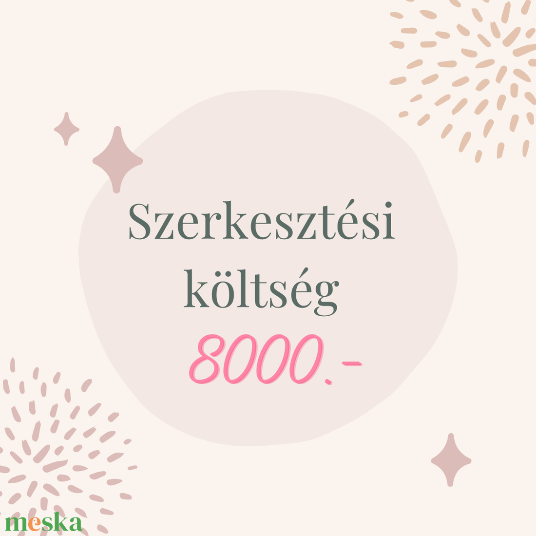 Szerkesztési költség - Meghívó - otthon & életmód - papír, írószer - egyedi szerkesztés - Meska.hu