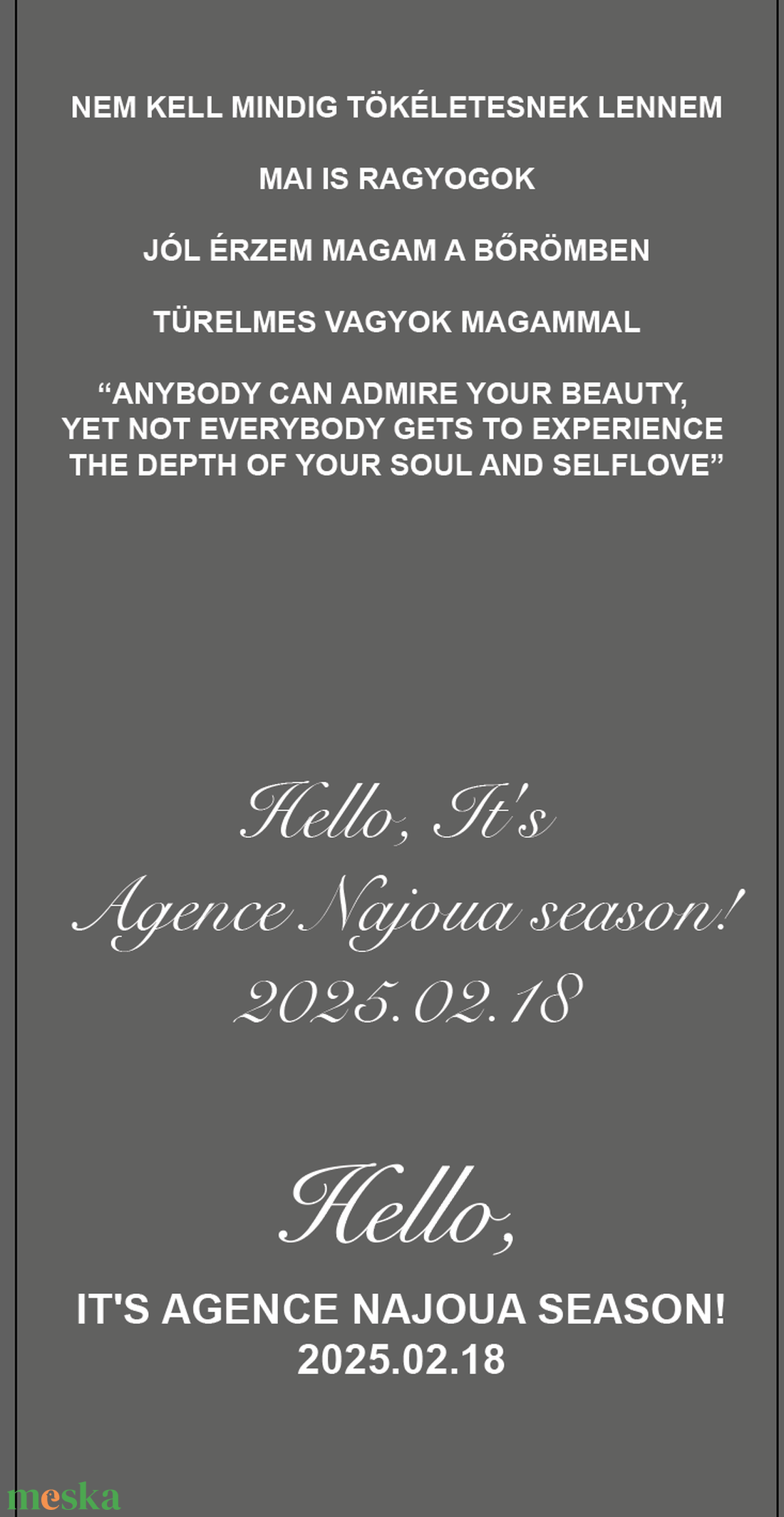 Egyedi tükör matrica rendelés - kellékek & szerszámok - dekorációs kellékek - matricaív - Meska.hu