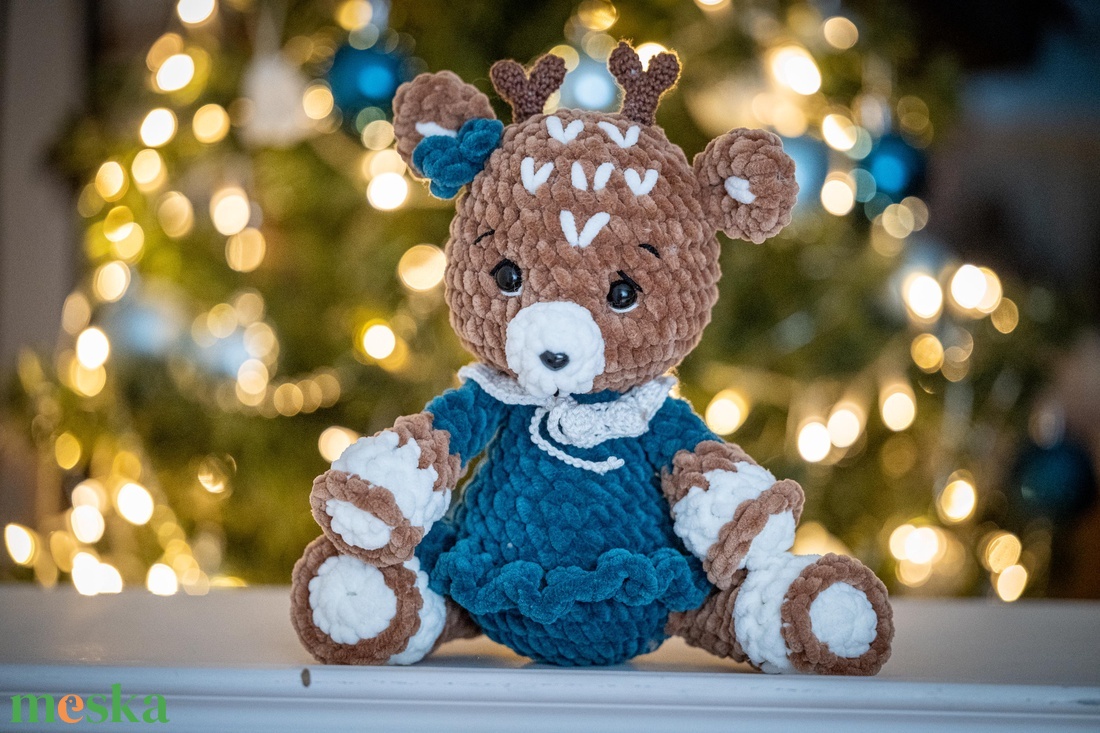 Horgolt plüss szarvas - kék - játék & sport - plüssállat & játékfigura - plüss mesefigurák - Meska.hu Horgolt plüss szarvas - kék - játék & sport - plüssállat & játékfigura - plüss mesefigurák - Meska.hu