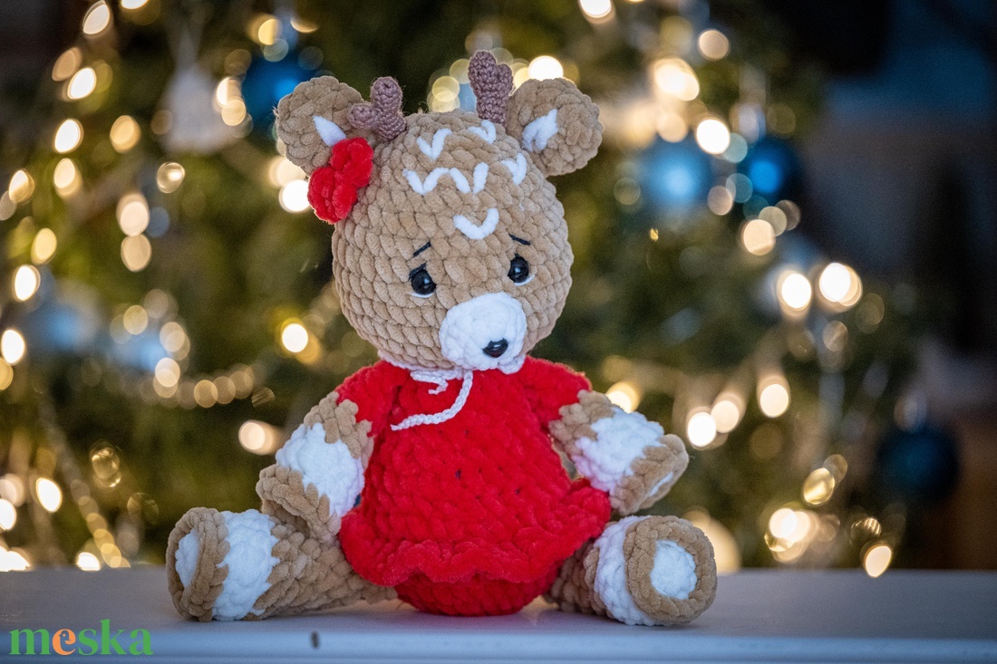 Horgolt plüss szarvas - piros - játék & sport - plüssállat & játékfigura - plüss mesefigurák - Meska.hu Horgolt plüss szarvas - piros - játék & sport - plüssállat & játékfigura - plüss mesefigurák - Meska.hu