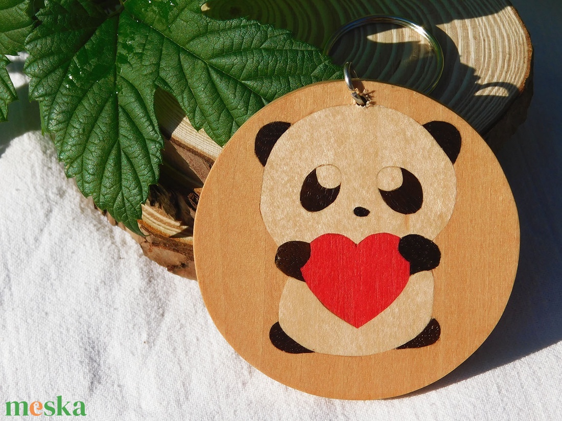 szivecskés panda fa kulcstartó/mágnes (Intarzia) - táska & tok - kulcstartó & táskadísz - kulcstartó - Meska.hu szivecskés panda fa kulcstartó/mágnes (Intarzia) - táska & tok - kulcstartó & táskadísz - kulcstartó - Meska.hu