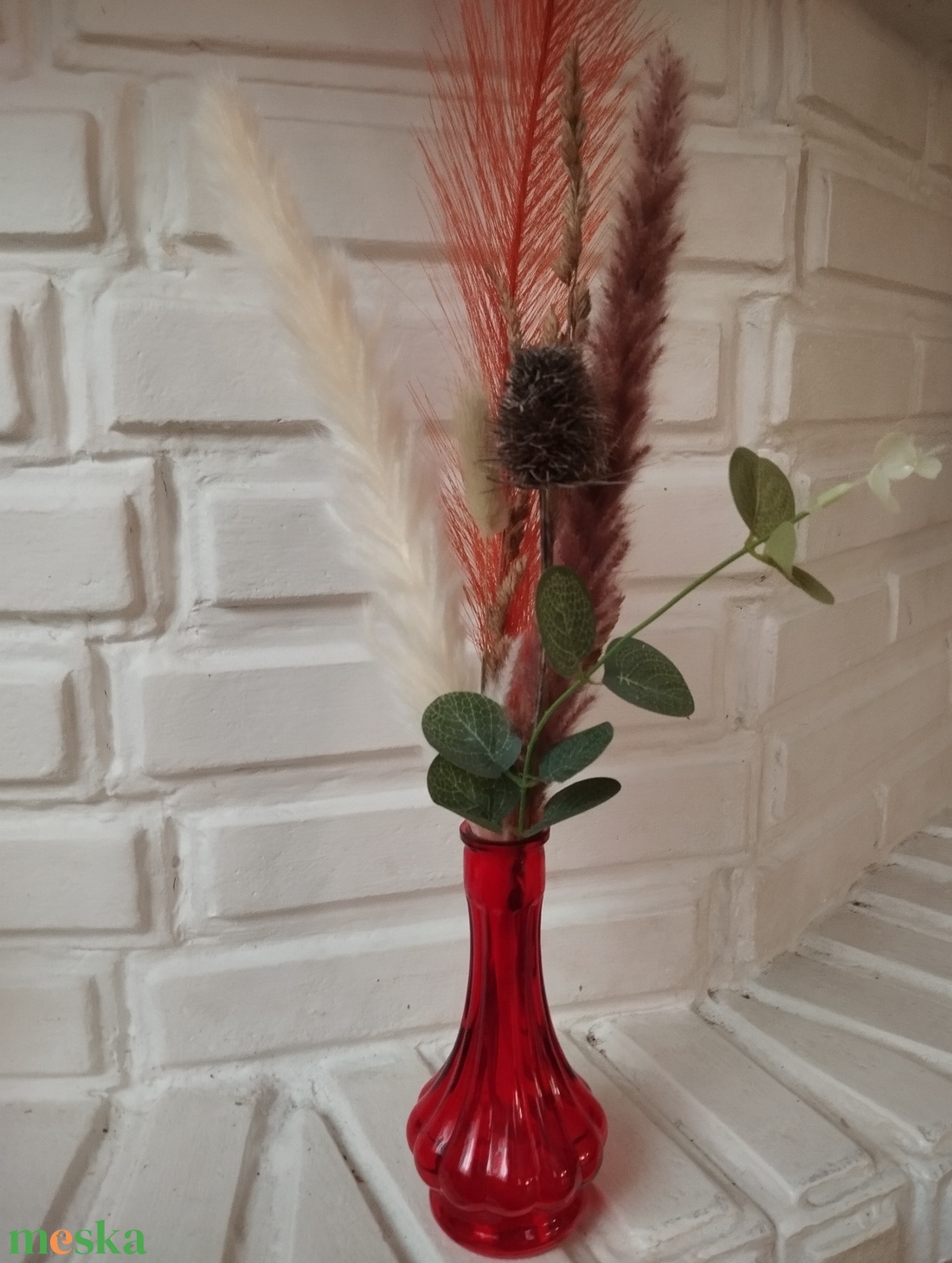 Vázás asztali dísz  - otthon & életmód - dekoráció - virágdísz és tartó - cserép & kaspó - Meska.hu