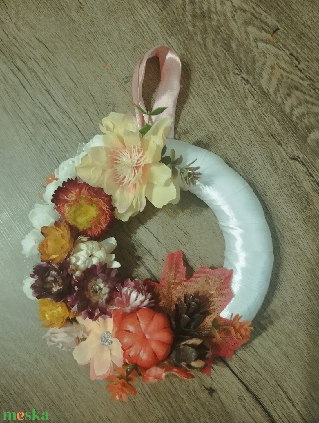 Őszi ajtódísz  - otthon & életmód - dekoráció - halloween - halloweeni ajtódíszek és ablakdíszek - Meska.hu