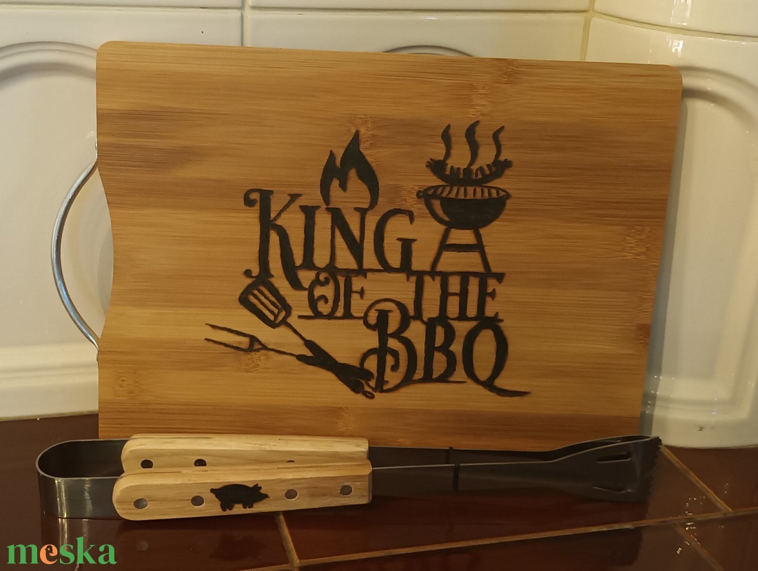 King of the BBQ, grillező szett - otthon & lakás - ház & kert - bográcsozás, grillezés - Meska.hu King of the BBQ, grillező szett - otthon & lakás - ház & kert - bográcsozás, grillezés - Meska.hu