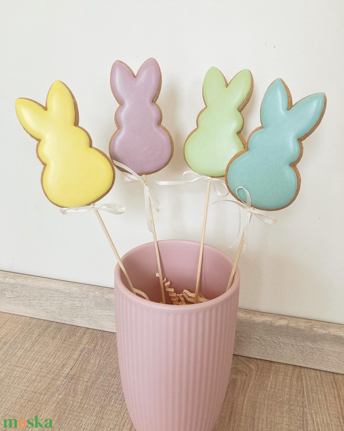 Húsvéti nyuszi dekoráció - otthon & életmód - dekoráció - asztal és polc dekoráció - asztaldísz - Meska.hu