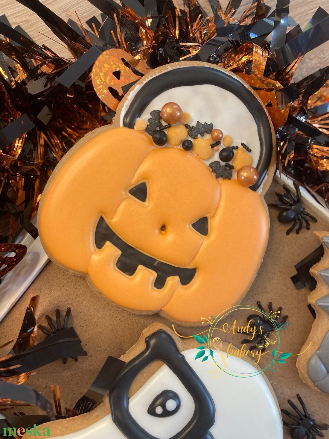 Halloween mézeskalács - élelmiszer - gasztro ajándékcsomag - Meska.hu