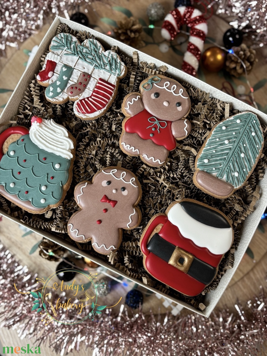 Karácsonyi hangulat méziékkel - élelmiszer - gourmet ajándékcsomag - Meska.hu