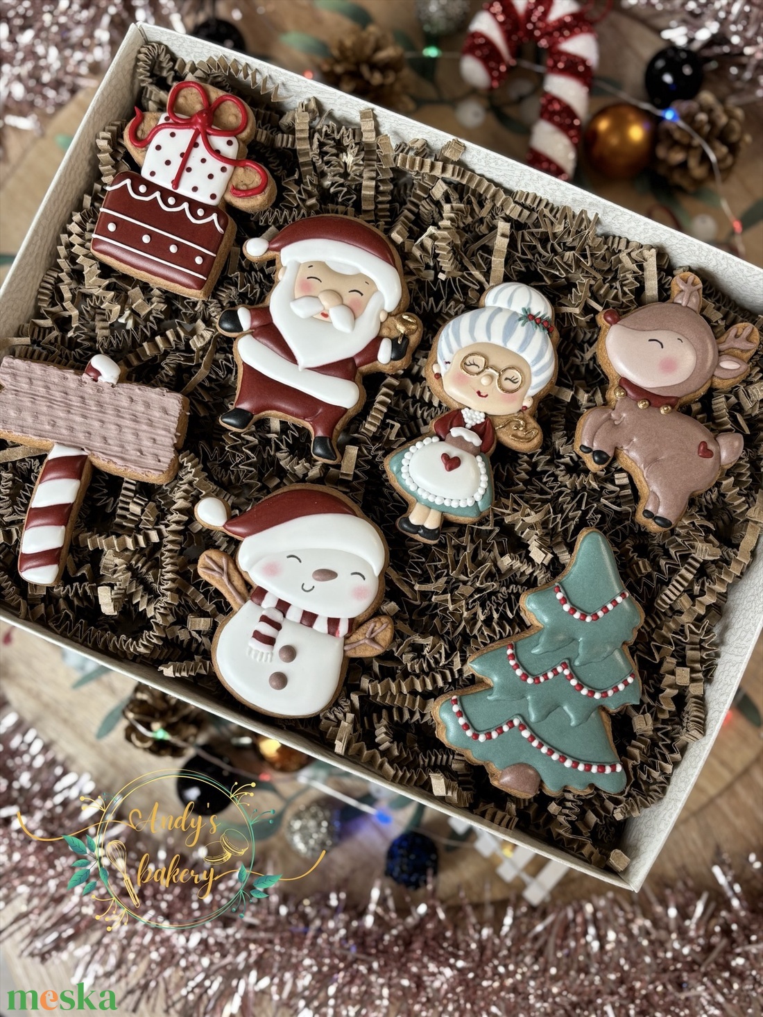 Karácsonyi hangulat télapóval - élelmiszer - gourmet ajándékcsomag - Meska.hu