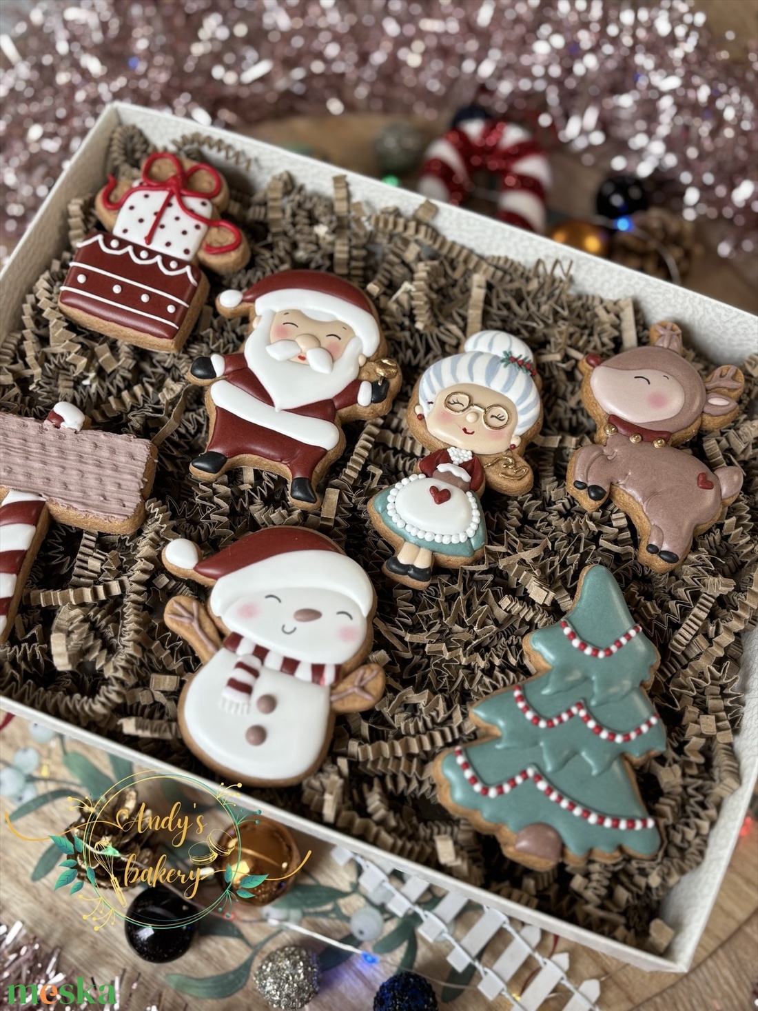 Karácsonyi hangulat télapóval - élelmiszer - gourmet ajándékcsomag - Meska.hu