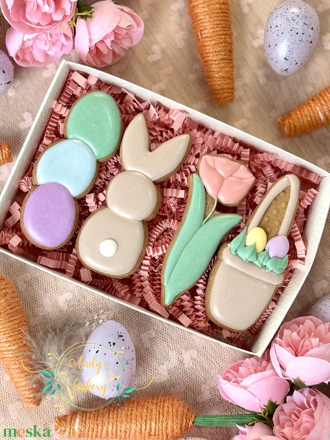 Húsvéti mézeskalács boxok - élelmiszer - gourmet ajándékcsomag - Meska.hu