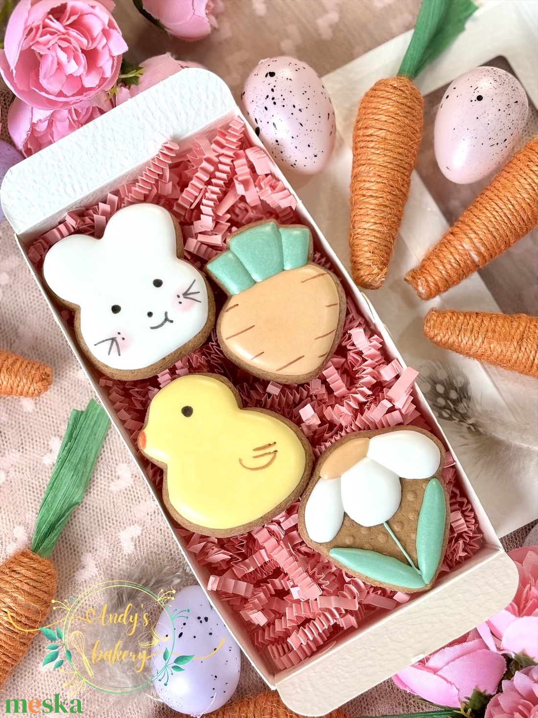 Húsvéti mézeskalács boxok - élelmiszer - gourmet ajándékcsomag - Meska.hu