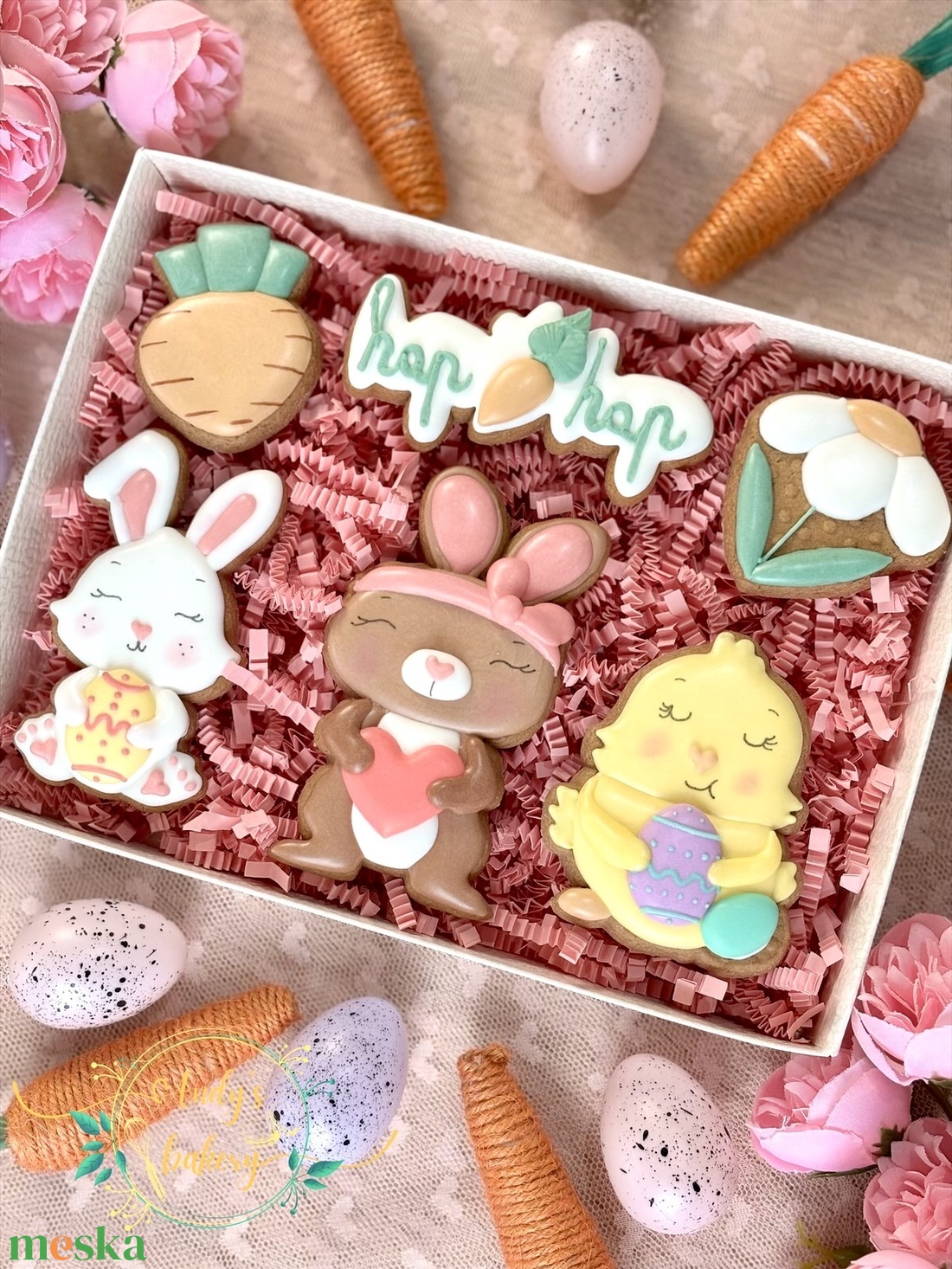 Húsvéti mézeskalács box - élelmiszer - gourmet ajándékcsomag - Meska.hu