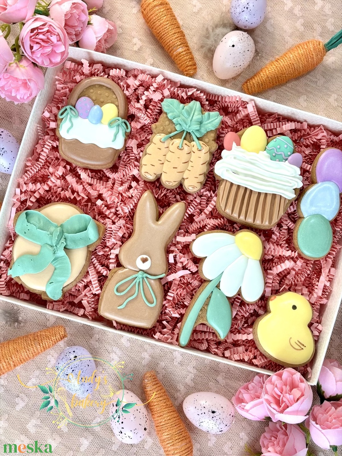 Húsvéti mézeskalács box - élelmiszer - gourmet ajándékcsomag - Meska.hu