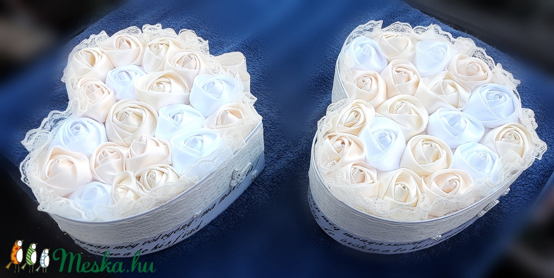 Pezsgő, vanilia örökcsokor és szülőköszöntő szett -  - Meska.hu