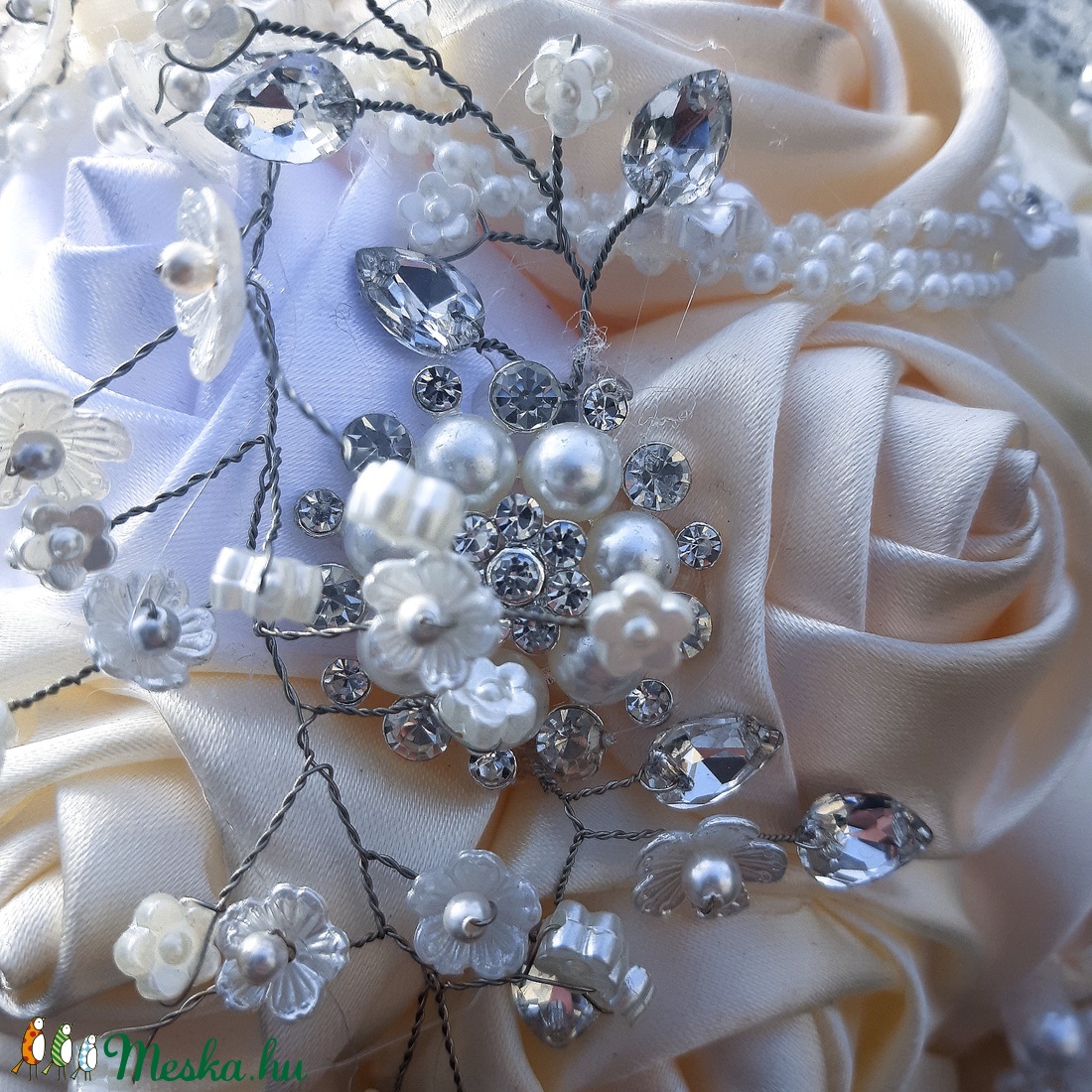 Pezsgő, vanilia örökcsokor és szülőköszöntő szett -  - Meska.hu