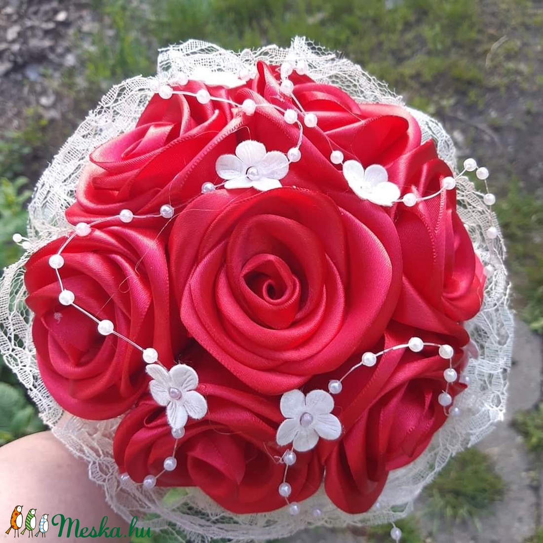 Az örök vörös csokor - otthon & életmód - dekoráció - Meska.hu