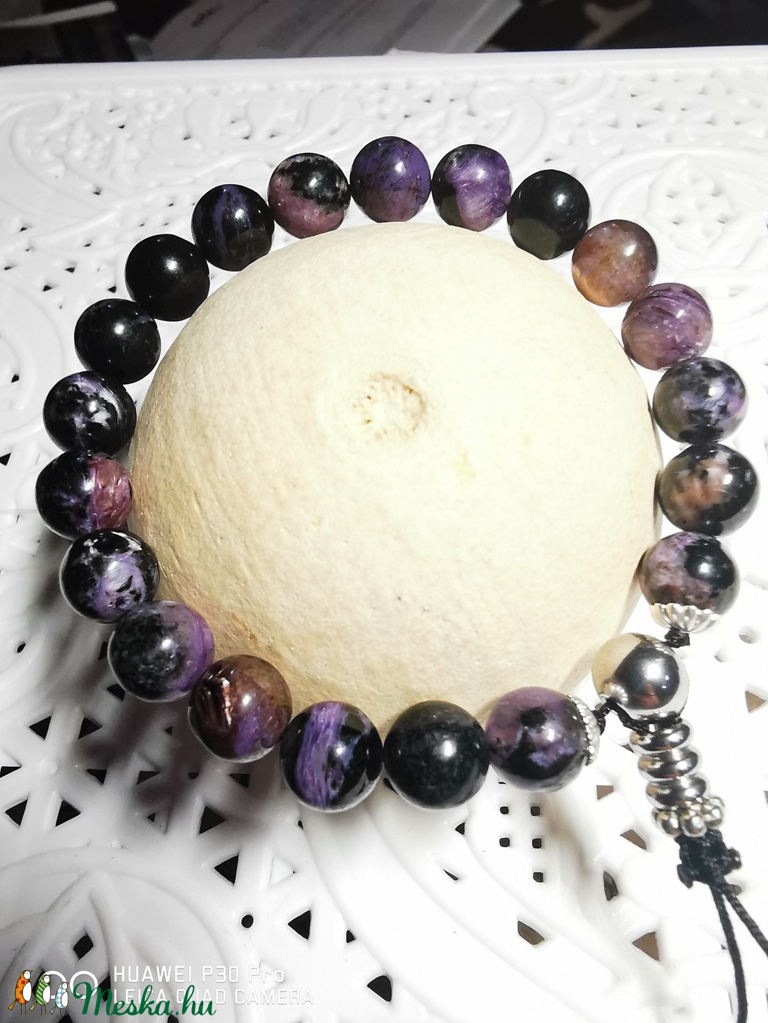 Csaroit karkötő - ékszer - karkötő - bogyós karkötő - Meska.hu