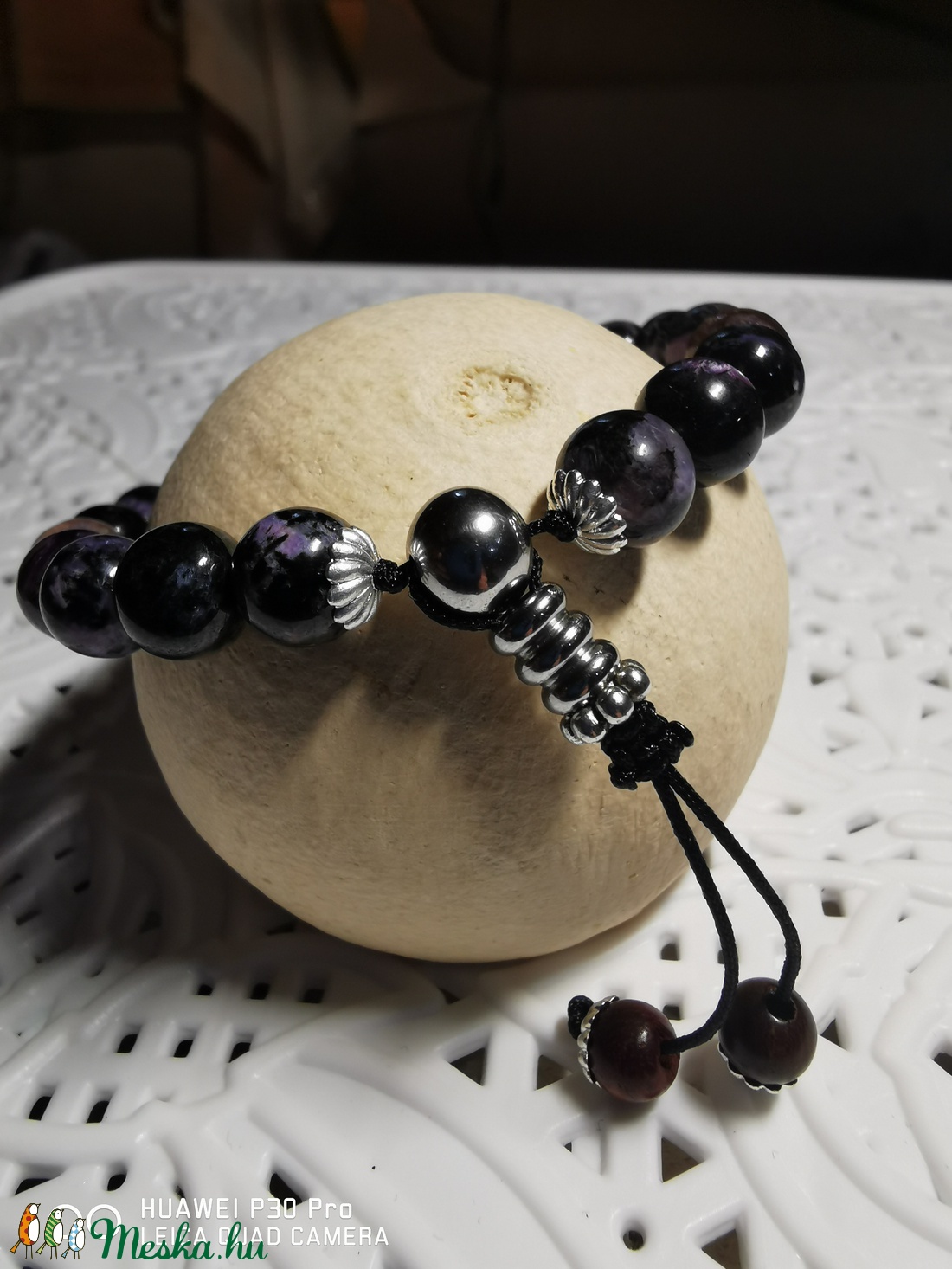 Csaroit karkötő - ékszer - karkötő - bogyós karkötő - Meska.hu