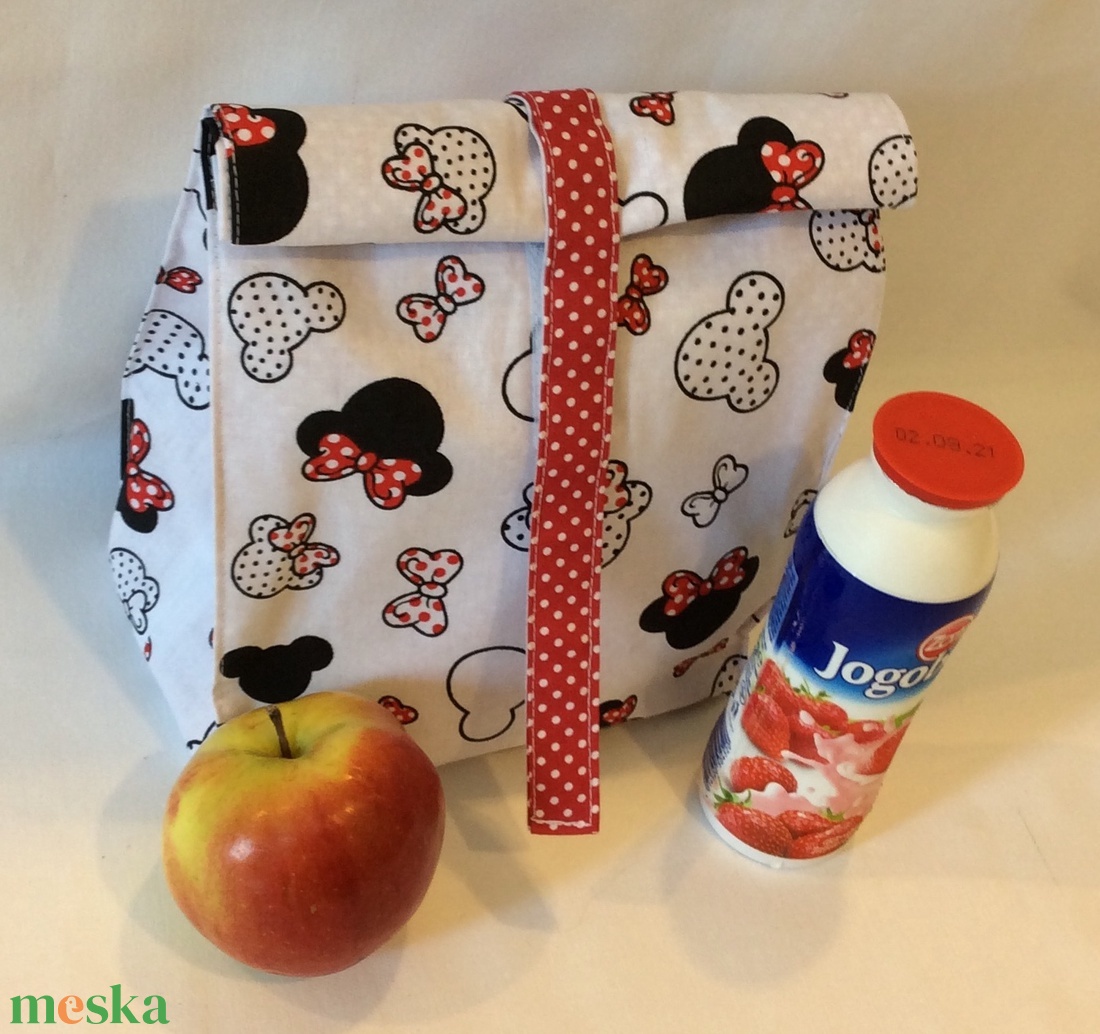 Uzsonnás táska / Lunch bag  /  Ajándék szalvétával  - táska & tok - uzsonna- & ebéd tartó - szendvics csomagoló - Meska.hu