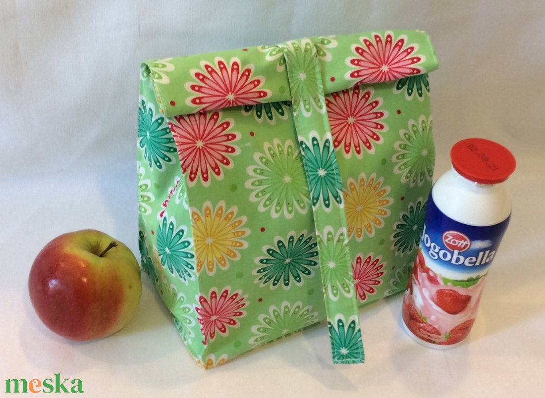 Uzsonnás táska / Lunch bag  /  ajándék szalvétával  - táska & tok - uzsonna- & ebéd tartó - ebéd tasak, doboz - Meska.hu