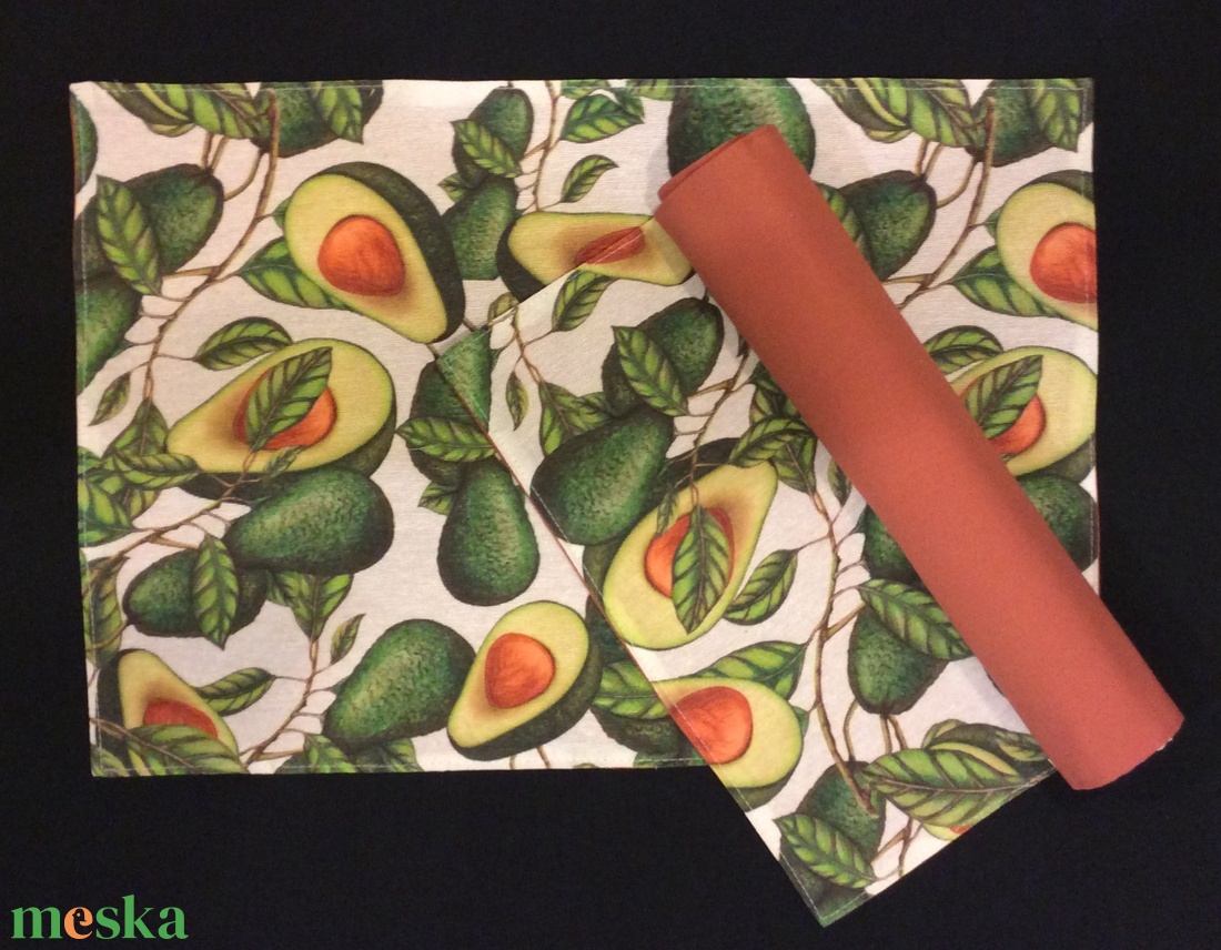 Konyharuha avokado mintával  - otthon & életmód - konyhafelszerelés, tálalás - konyhai textil - konyharuha & törlőkendő - Meska.hu