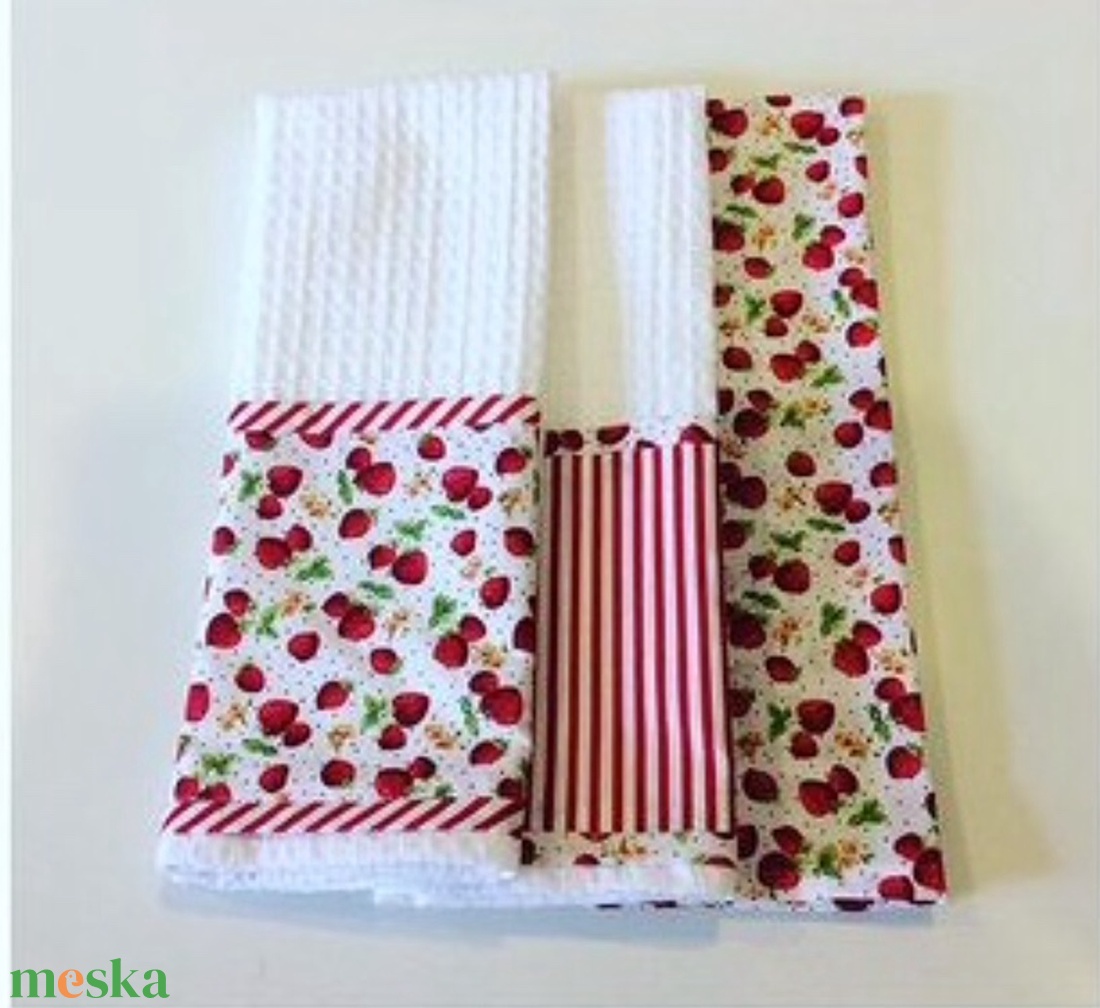 Konyharuha szett eper mintás - otthon & életmód - konyhafelszerelés, tálalás - konyhai textil - konyharuha & törlőkendő - Meska.hu Konyharuha szett eper mintás - otthon & életmód - konyhafelszerelés, tálalás - konyhai textil - konyharuha & törlőkendő - Meska.hu