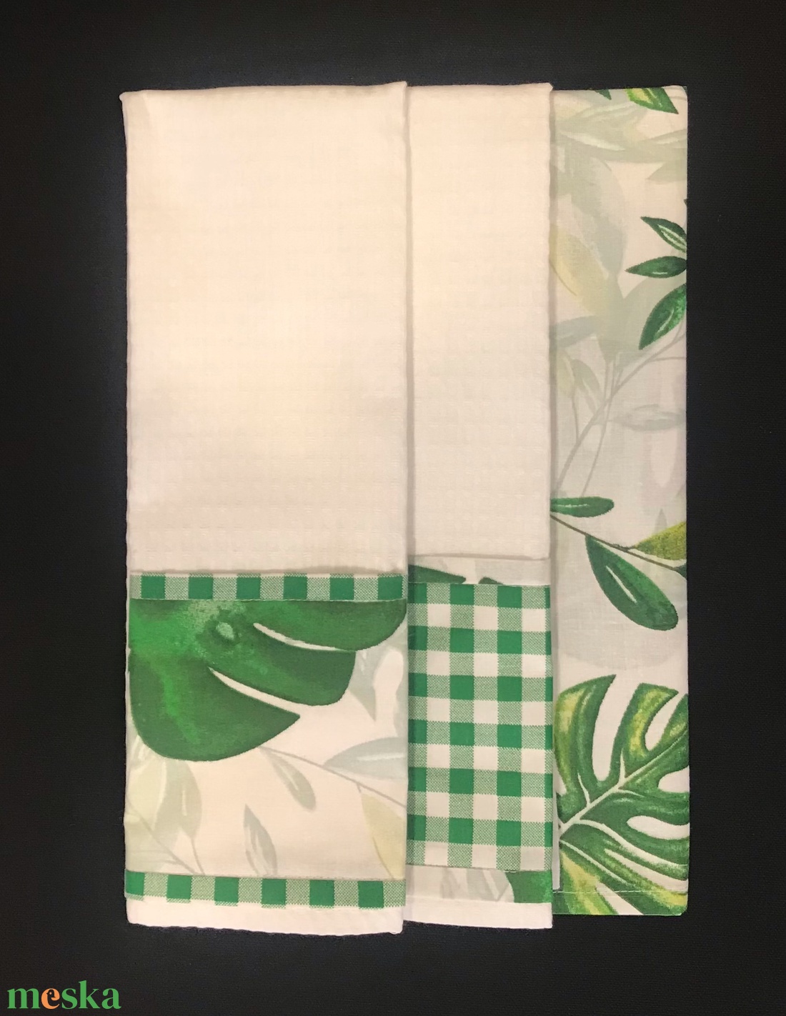 Konyharuha szett levél mintás - otthon & életmód - konyhafelszerelés, tálalás - konyhai textil - konyharuha & törlőkendő - Meska.hu Konyharuha szett levél mintás - otthon & életmód - konyhafelszerelés, tálalás - konyhai textil - konyharuha & törlőkendő - Meska.hu