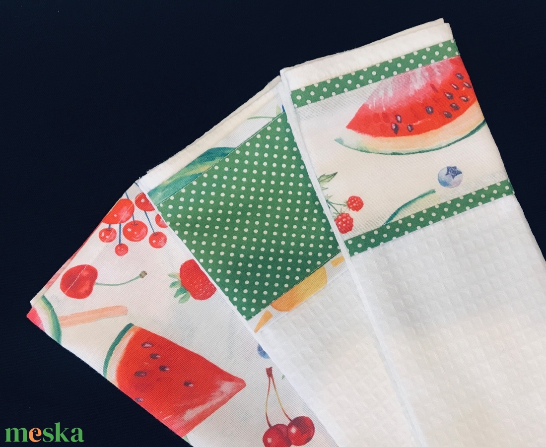Konyharuha szett dinnye mintás - otthon & életmód - konyhafelszerelés, tálalás - konyhai textil - konyharuha & törlőkendő - Meska.hu Konyharuha szett dinnye mintás - otthon & életmód - konyhafelszerelés, tálalás - konyhai textil - konyharuha & törlőkendő - Meska.hu