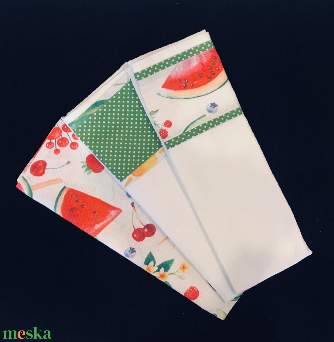 Konyharuha szett dinnye mintás - otthon & életmód - konyhafelszerelés, tálalás - konyhai textil - konyharuha & törlőkendő - Meska.hu Konyharuha szett dinnye mintás - otthon & életmód - konyhafelszerelés, tálalás - konyhai textil - konyharuha & törlőkendő - Meska.hu