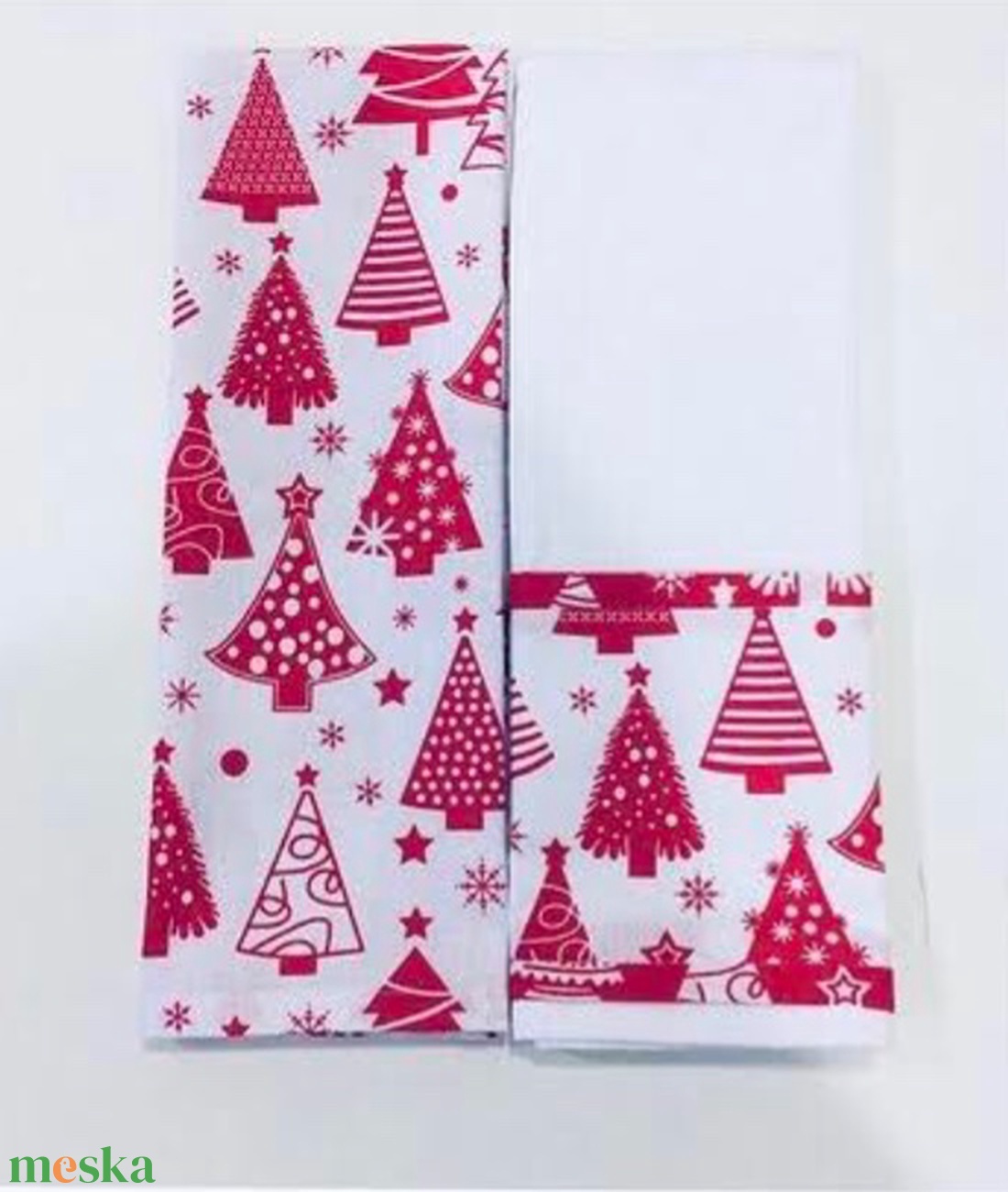 Konyharuha szett fenyőfa mintával  - otthon & életmód - konyhafelszerelés, tálalás - konyhai textil - konyharuha & törlőkendő - Meska.hu