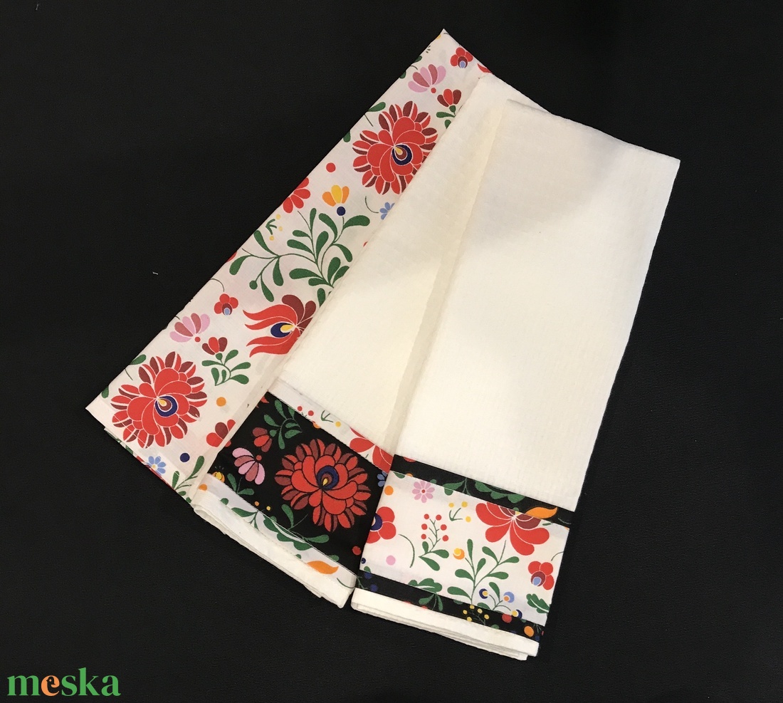 Konyharuha szett matyó mintával  - otthon & életmód - konyhafelszerelés, tálalás - konyhai textil - konyharuha & törlőkendő - Meska.hu