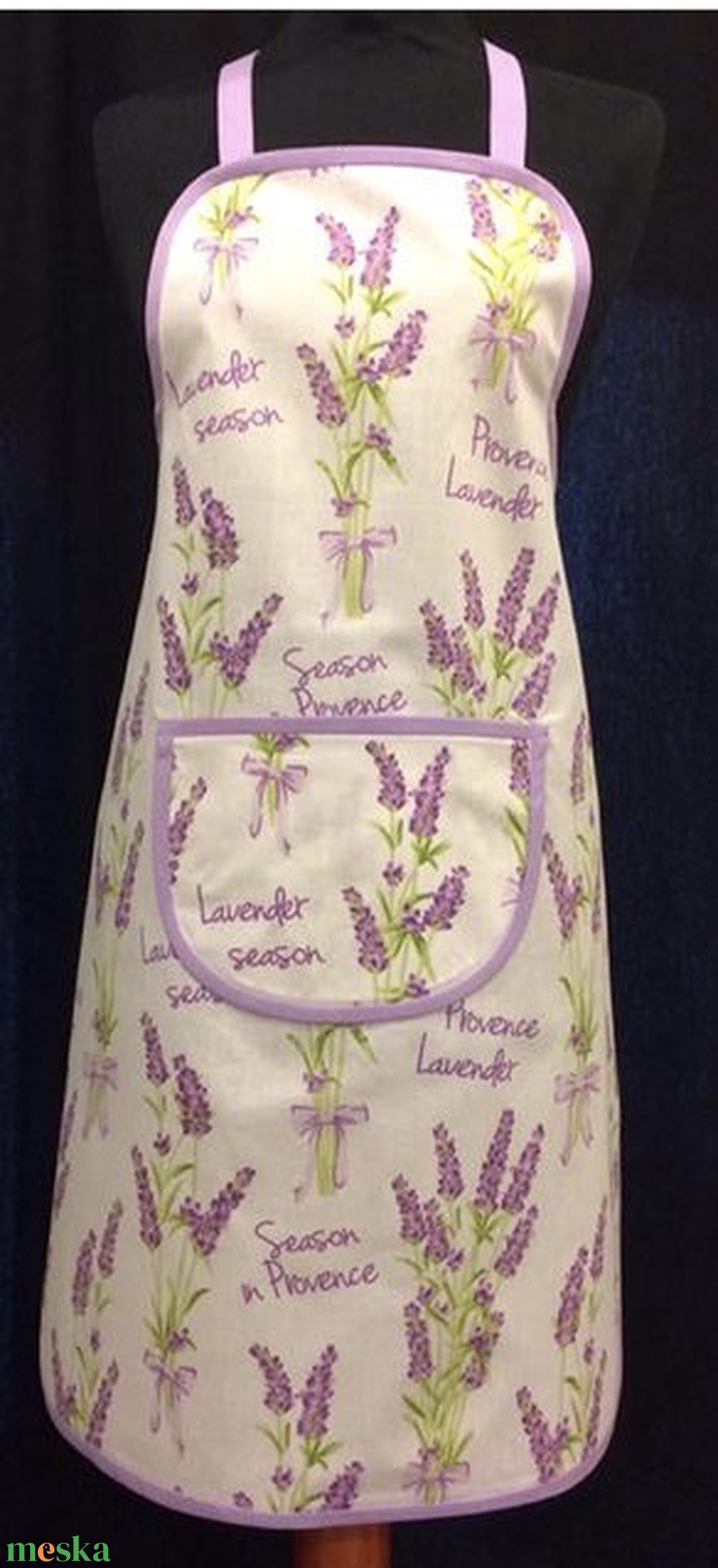 Edényfogó kesztyű levendula mintás  - otthon & életmód - konyhafelszerelés, tálalás - konyhai textil - edényfogó & edényfedő - Meska.hu