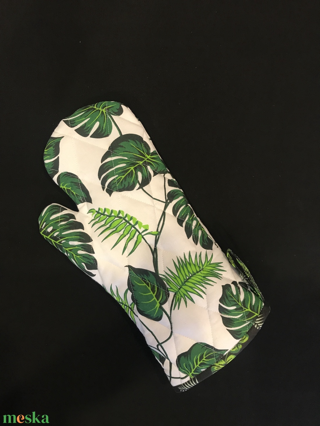 Konyharuha szett pálmalevél mintás - otthon & életmód - konyhafelszerelés, tálalás - konyhai textil - konyharuha & törlőkendő - Meska.hu