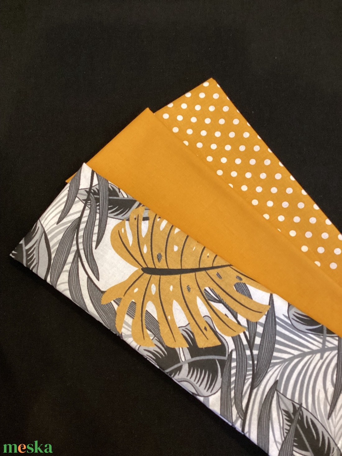 Konyharuha szett levél mintás - otthon & életmód - konyhafelszerelés, tálalás - konyhai textil - konyharuha & törlőkendő - Meska.hu