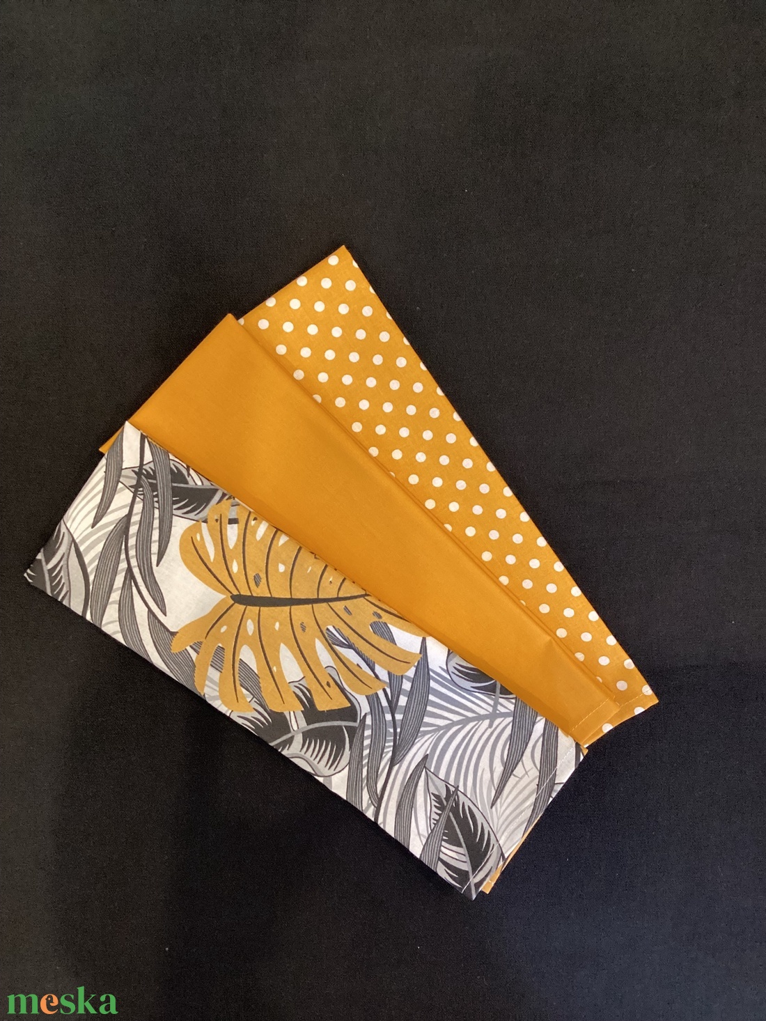 Konyharuha szett levél mintás - otthon & életmód - konyhafelszerelés, tálalás - konyhai textil - konyharuha & törlőkendő - Meska.hu