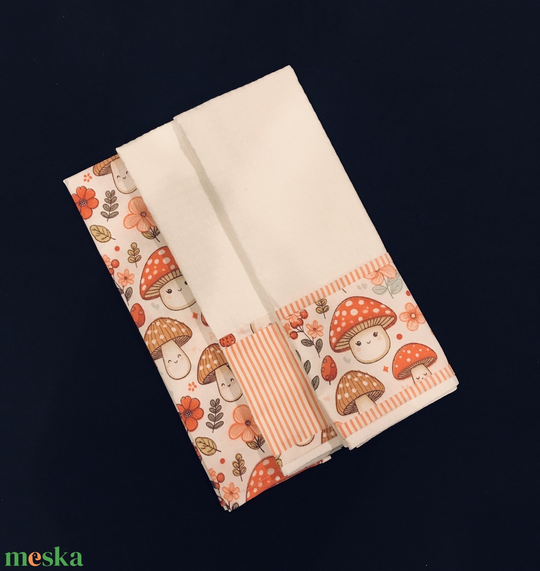 Edényfogó gomba mintás - otthon & életmód - konyhafelszerelés, tálalás - konyhai textil - edényfogó & edényfedő - Meska.hu