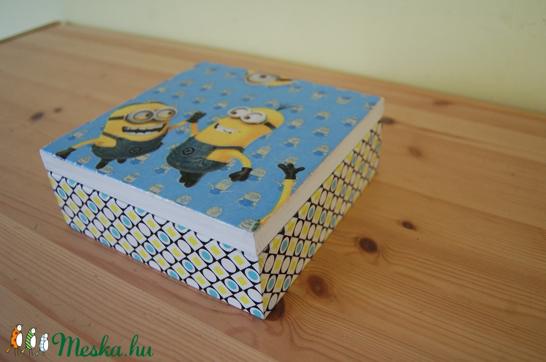 Minions doboz - otthon & életmód - tárolás & rendszerezés - Meska.hu Minions doboz - otthon & életmód - tárolás & rendszerezés - Meska.hu