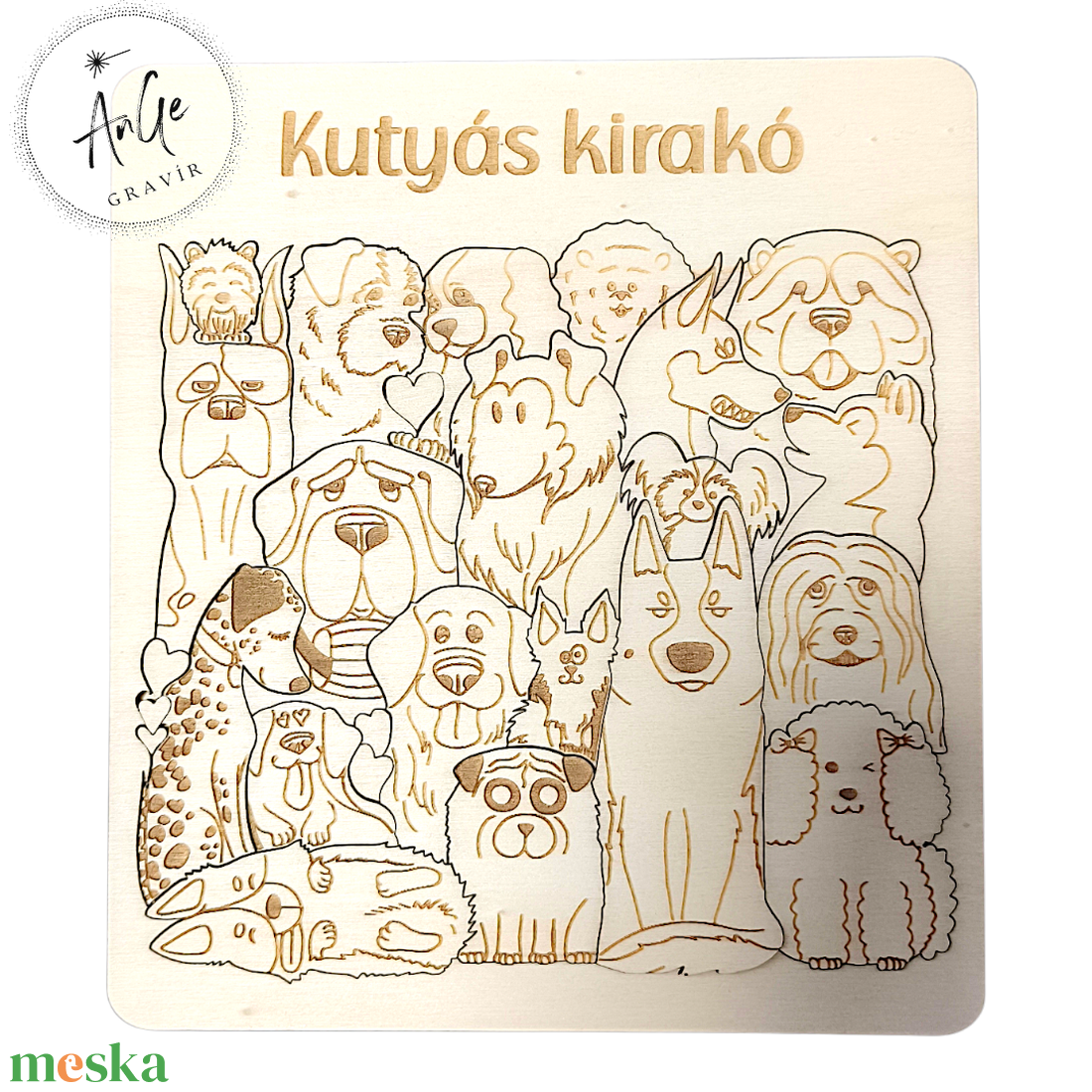 Állatfigurás puzzle - játék & sport - puzzle - forma puzzle - Meska.hu