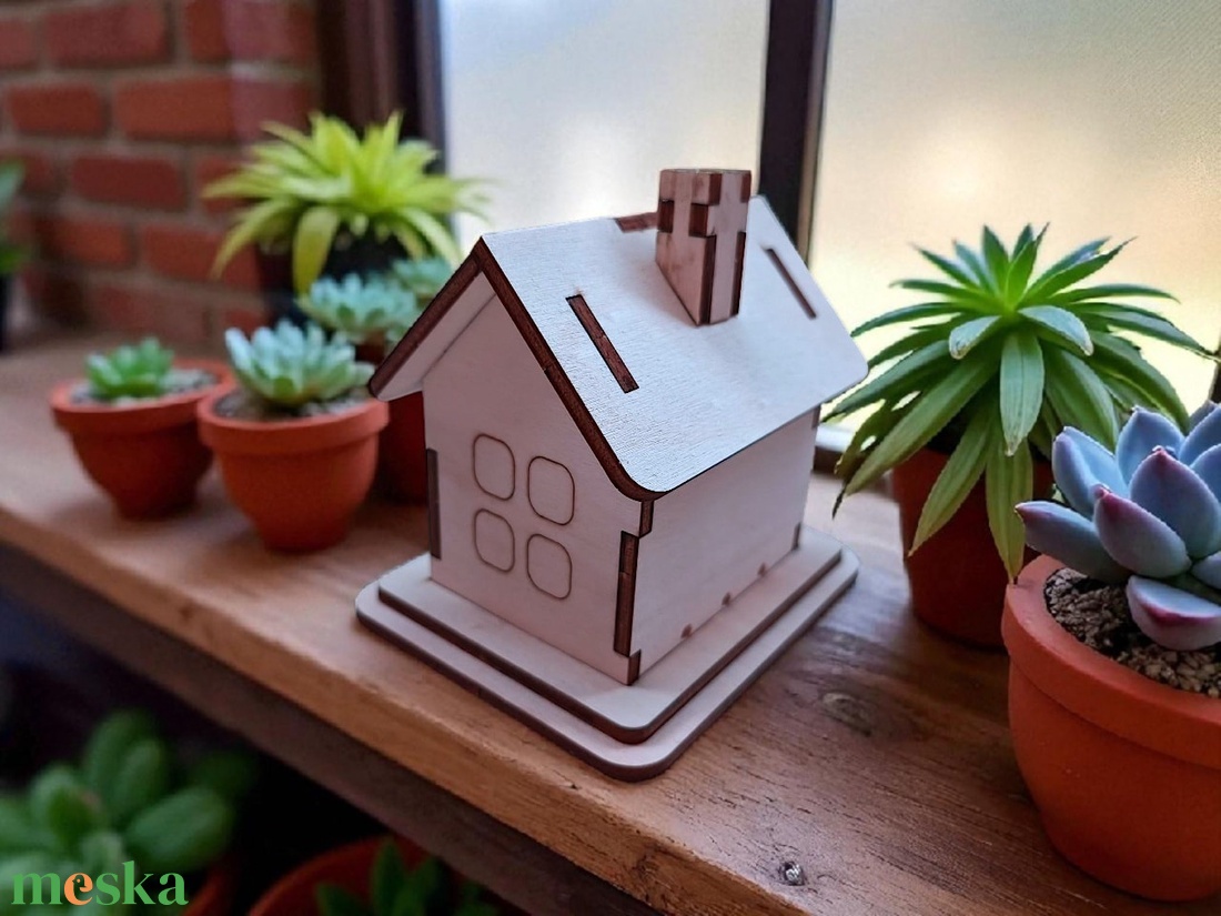 Illatosító házikó, füstölő kéménnyel - otthon & életmód - dekoráció - asztal és polc dekoráció - asztaldísz - Meska.hu