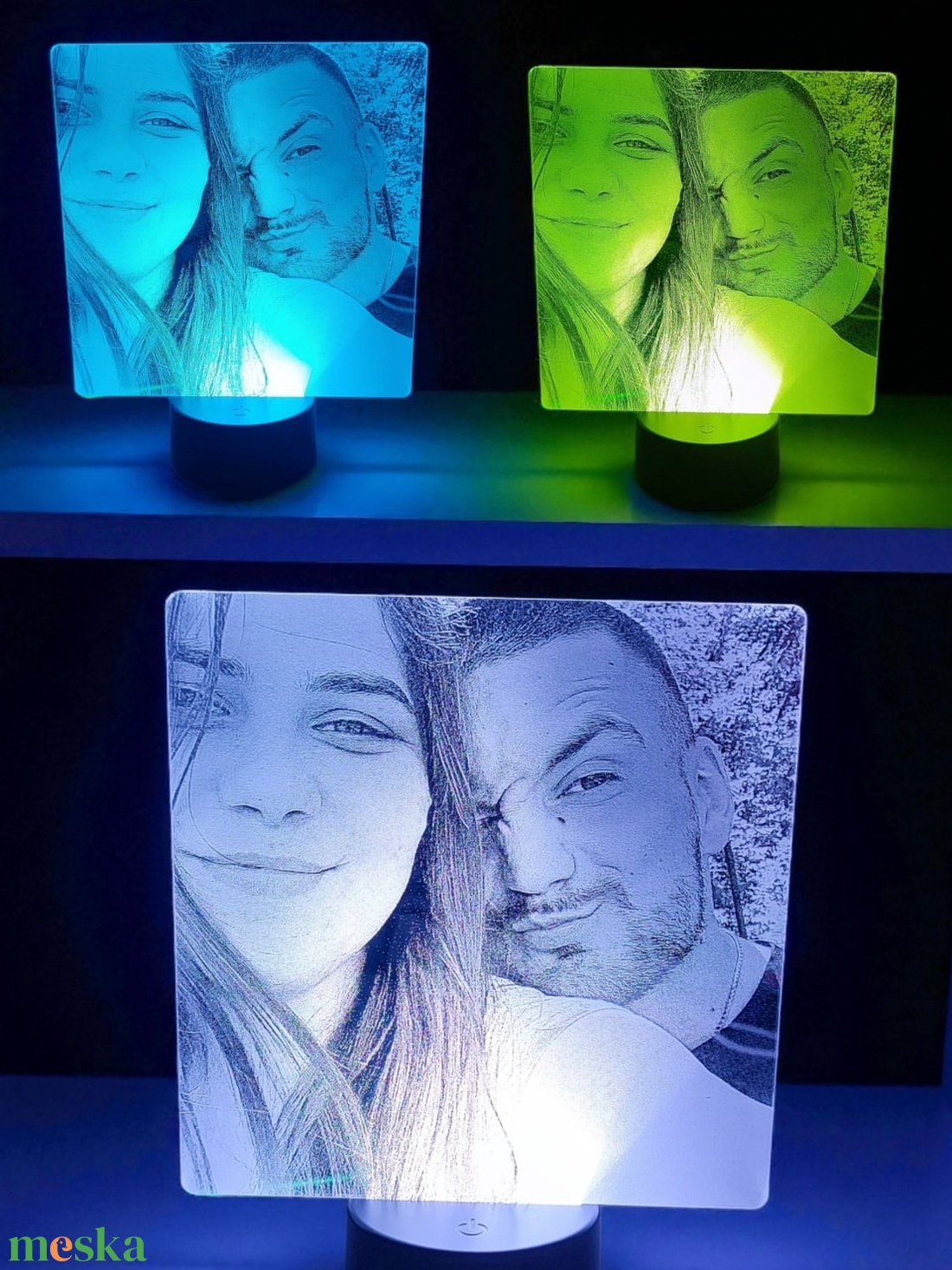 LED- lámpa saját fényképpel - otthon & életmód - lámpa - hangulatlámpa - Meska.hu