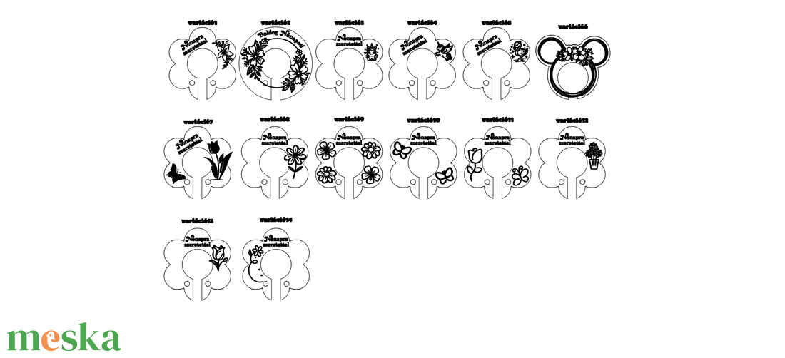 Nyalókás nőnapi ajándék - otthon & életmód - papír, írószer - ajándékozás kellékei - ajándékkísérő - Meska.hu